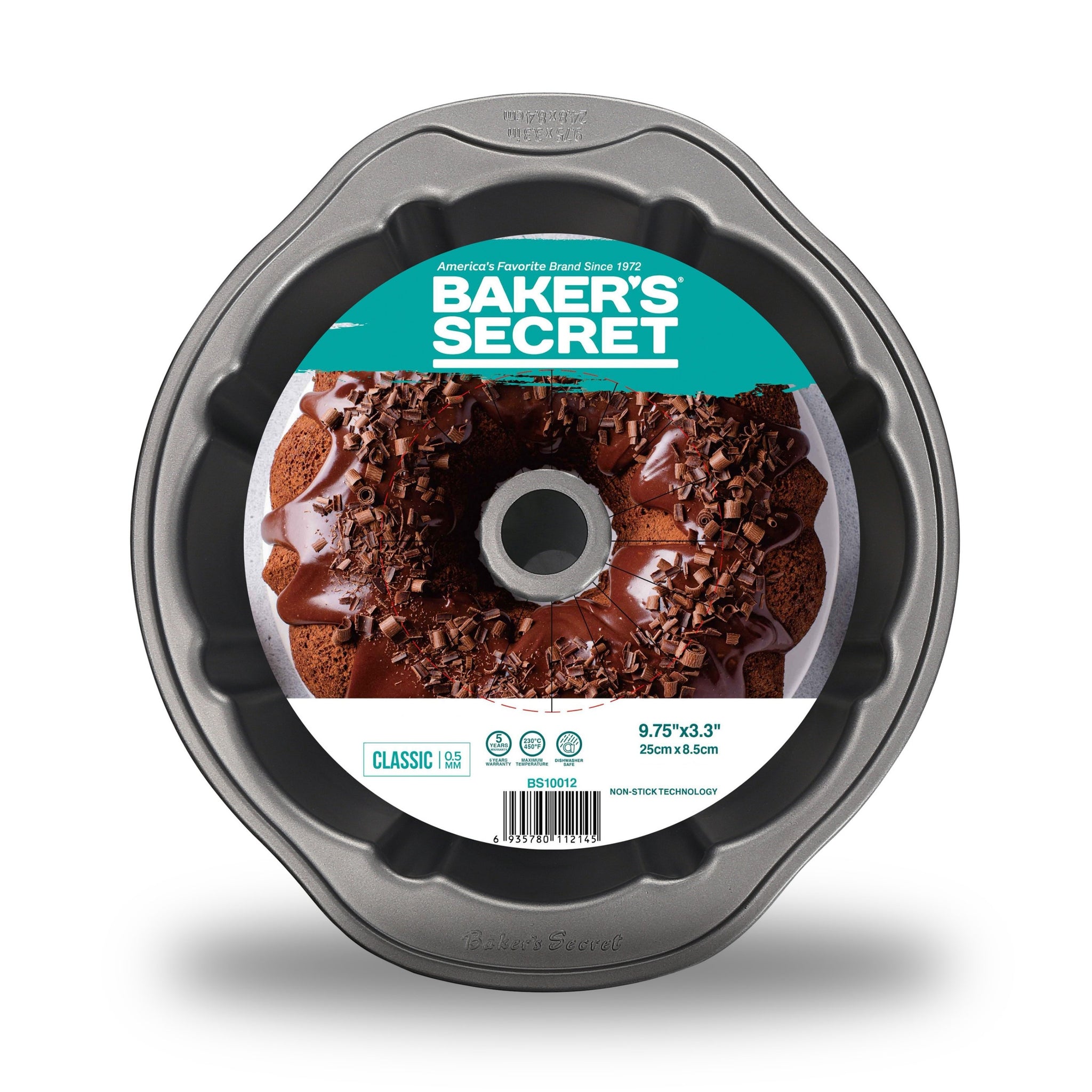 Fluted Cake Pan 9.75"  Cake Pans & Molds - Baker's Secret