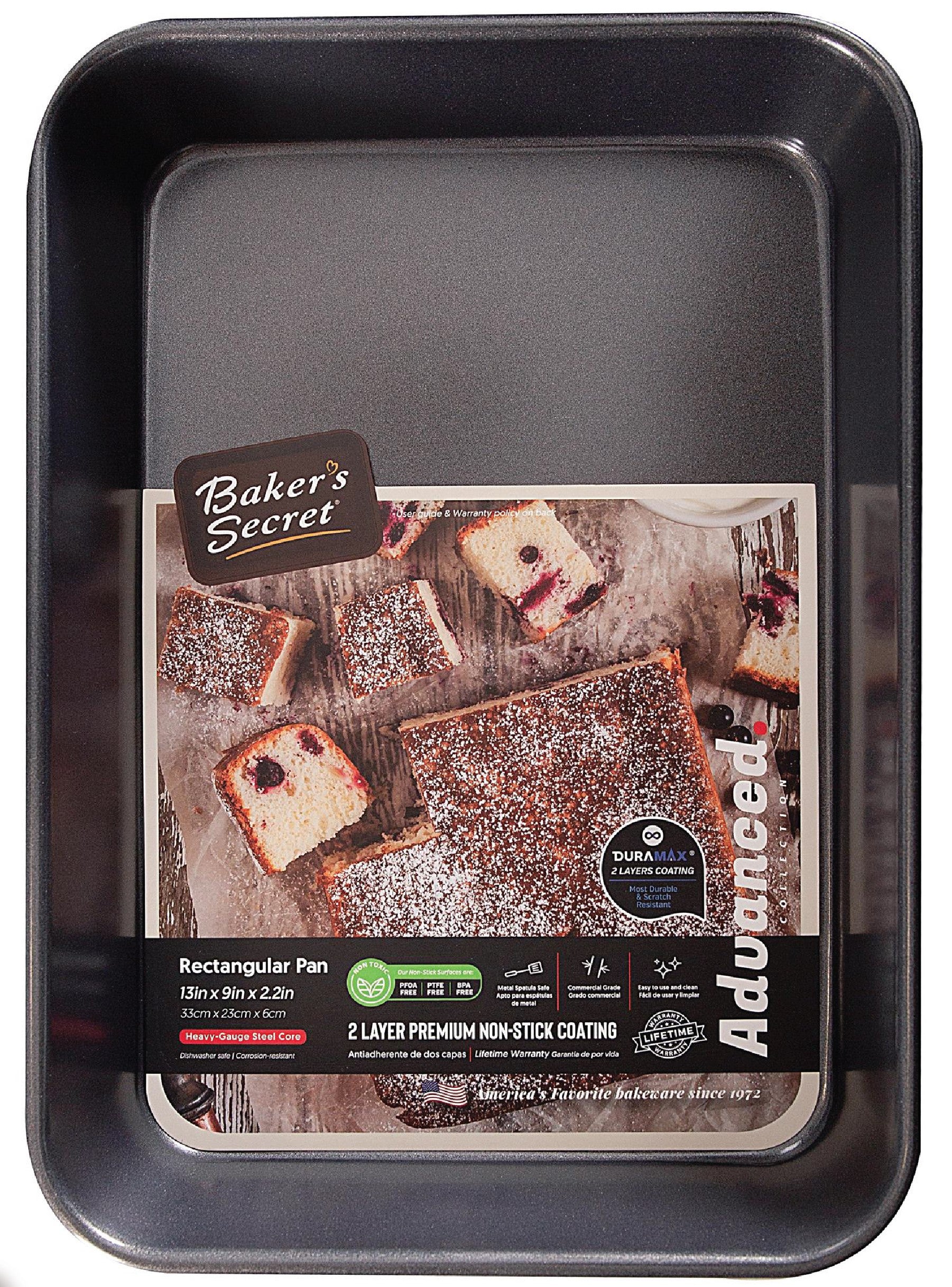 Baker's Secret Nonstick Roaster Pan,Optimum Non-Stick Performance