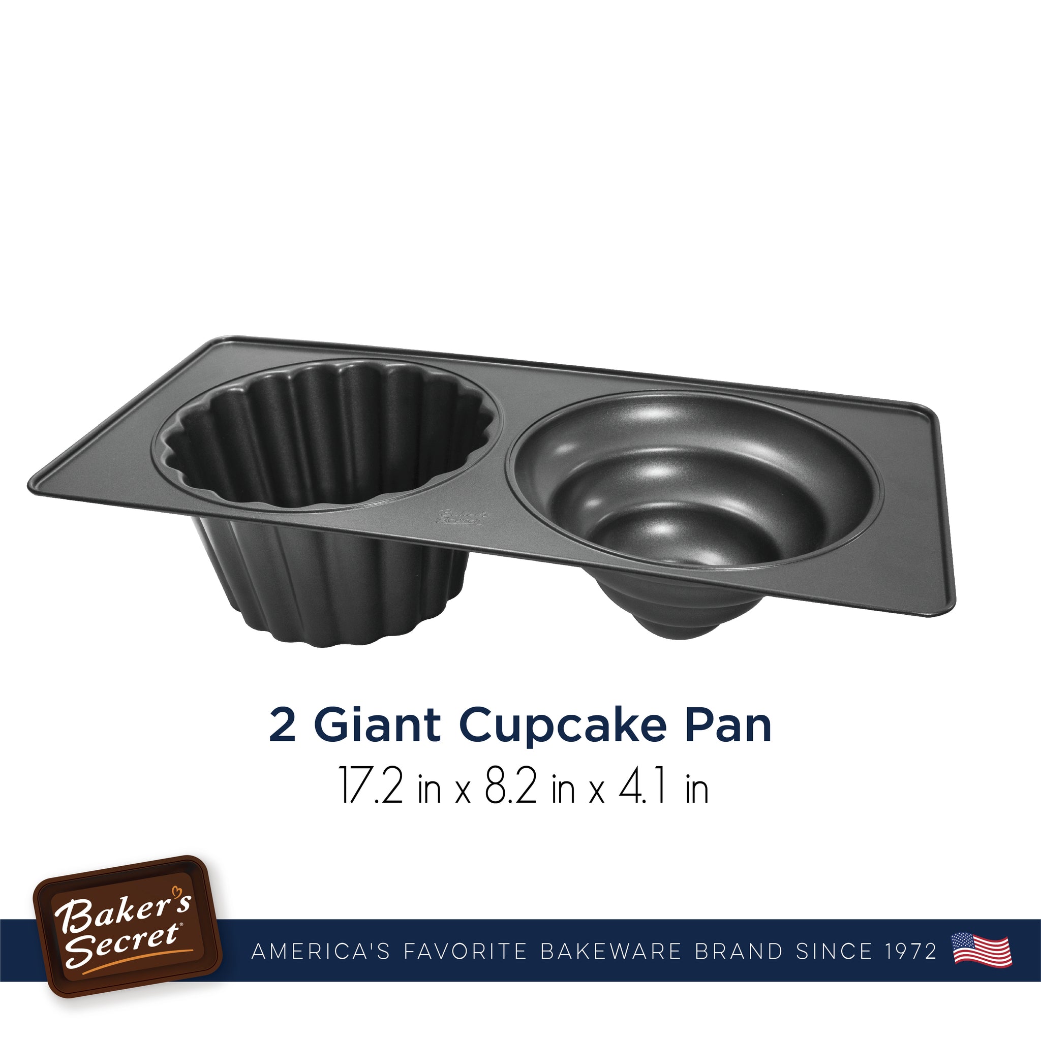 2 Cup Giant Cupcake Pan  Cake Pans & Molds - Baker's Secret