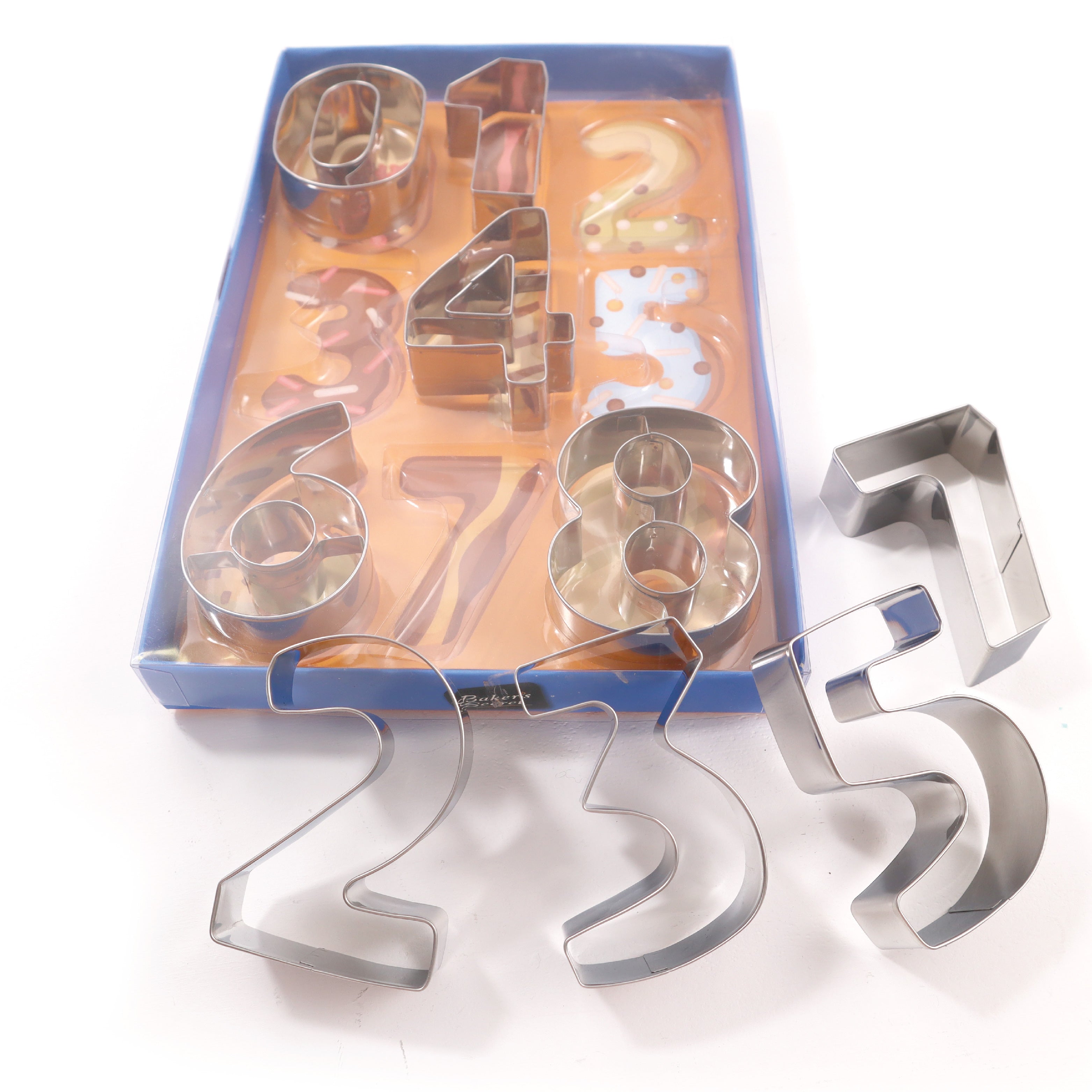 Baker's Secret Cookie Cutters Numeral Set Kitchen Tools