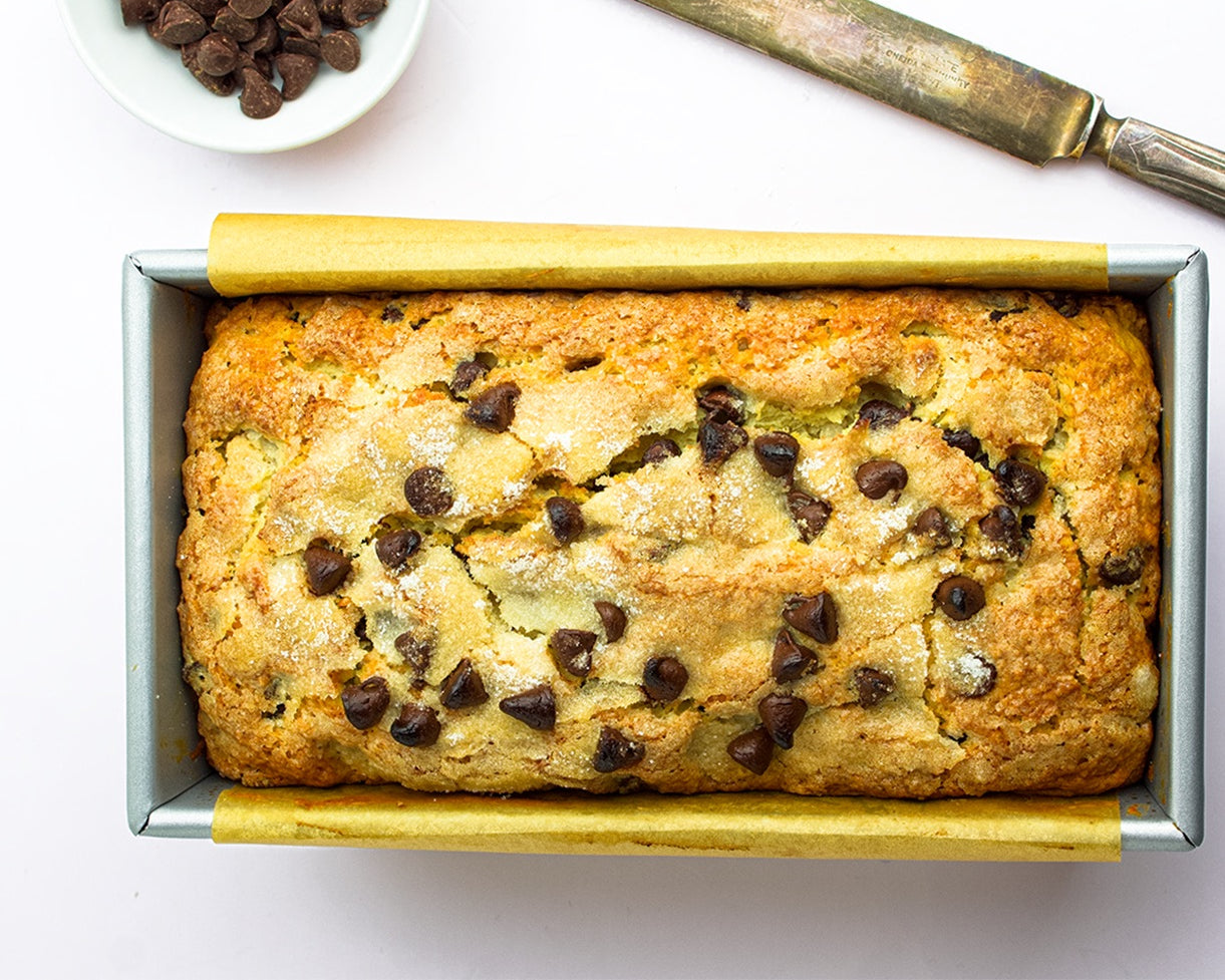 Dark Chocolate Marzipan Scone Loaf