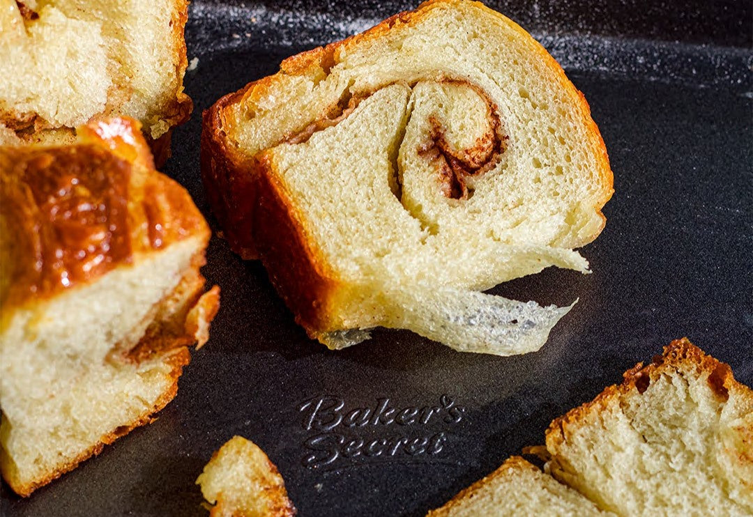Swirled Cinnamon Croissant Loaf