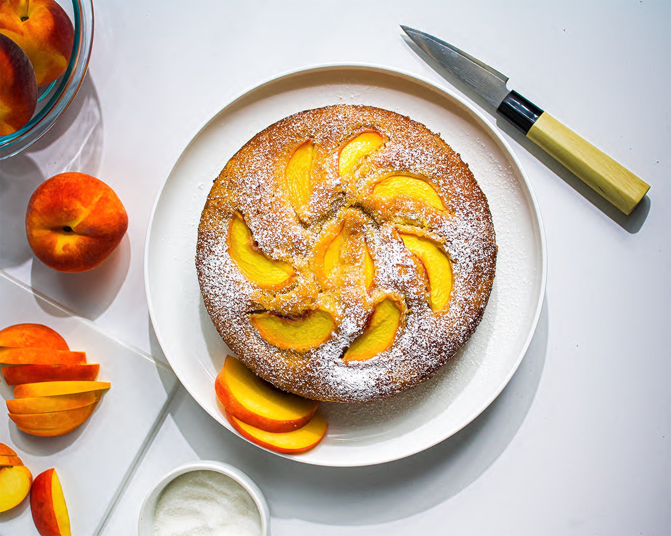 Fresh Peach Cake