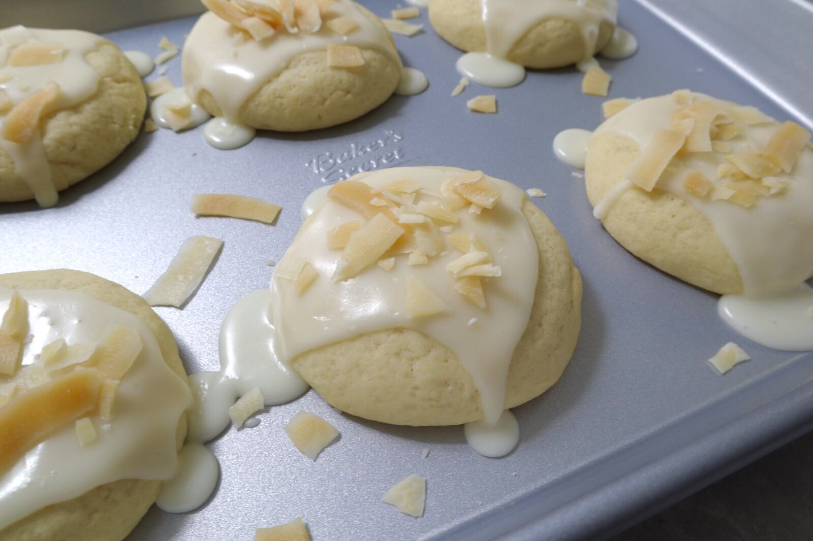 Coconut Lemon Drop Cookies