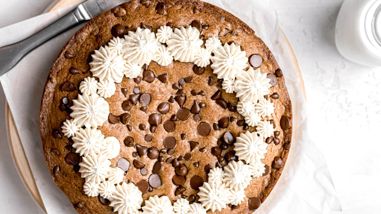 Brown Butter Chocolate Chip Cookie Cake