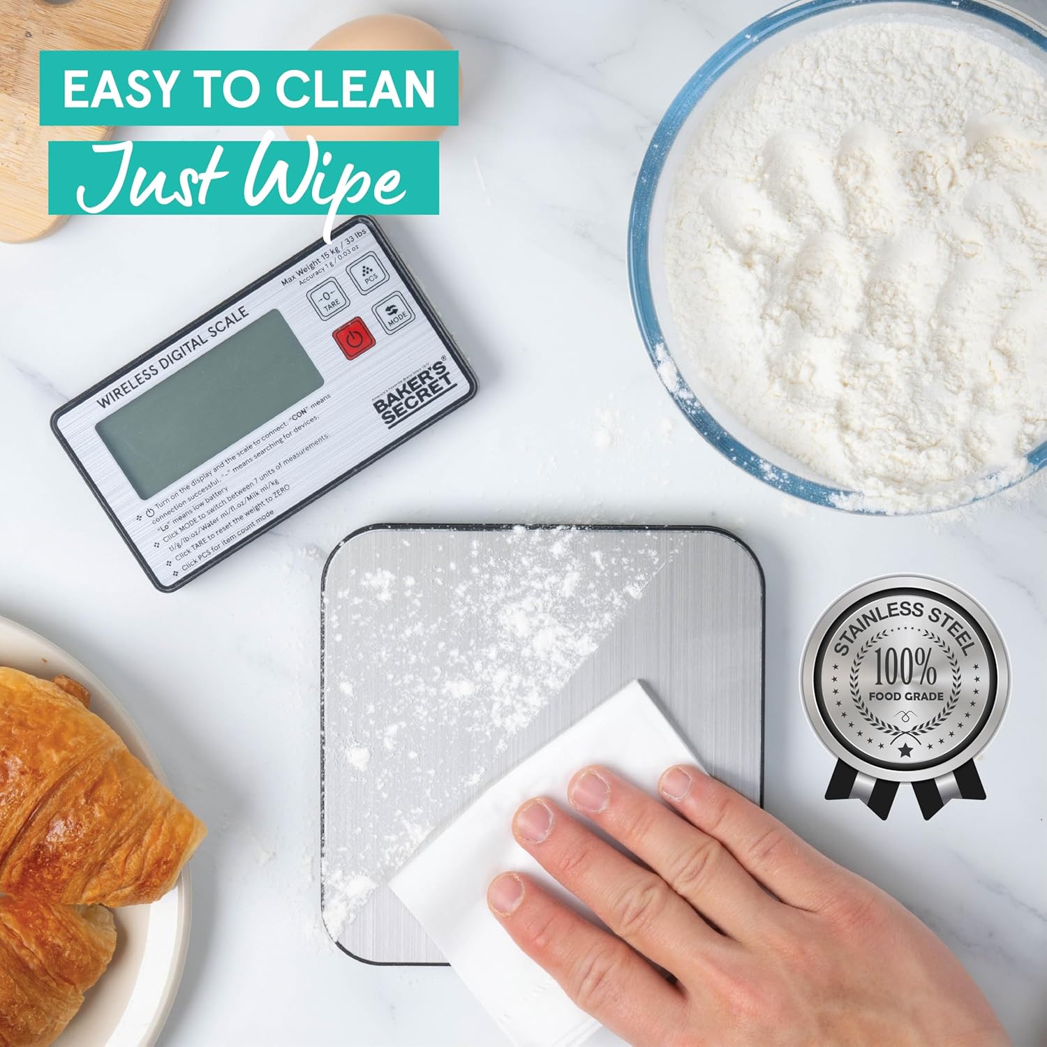 Wireless Display Kitchen Scale