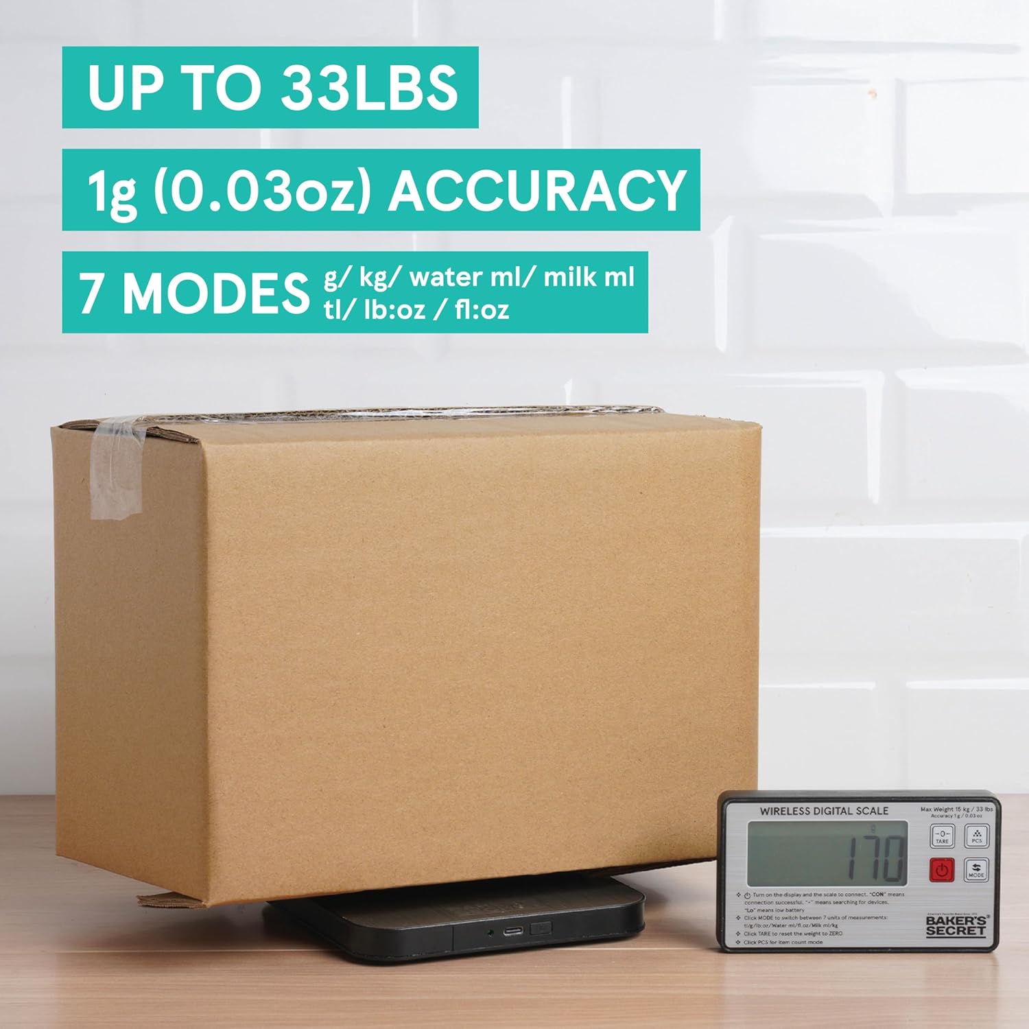 Wireless Display Kitchen Scale