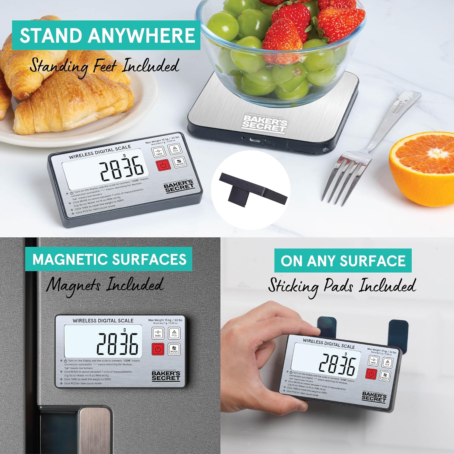 Wireless Display Kitchen Scale
