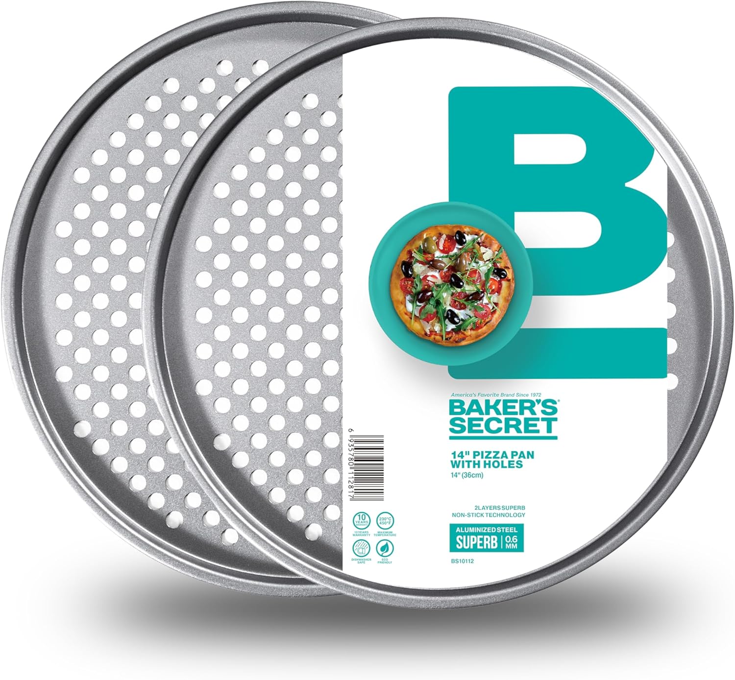 Baker's Secret Nonstick Pizza Crisper 14