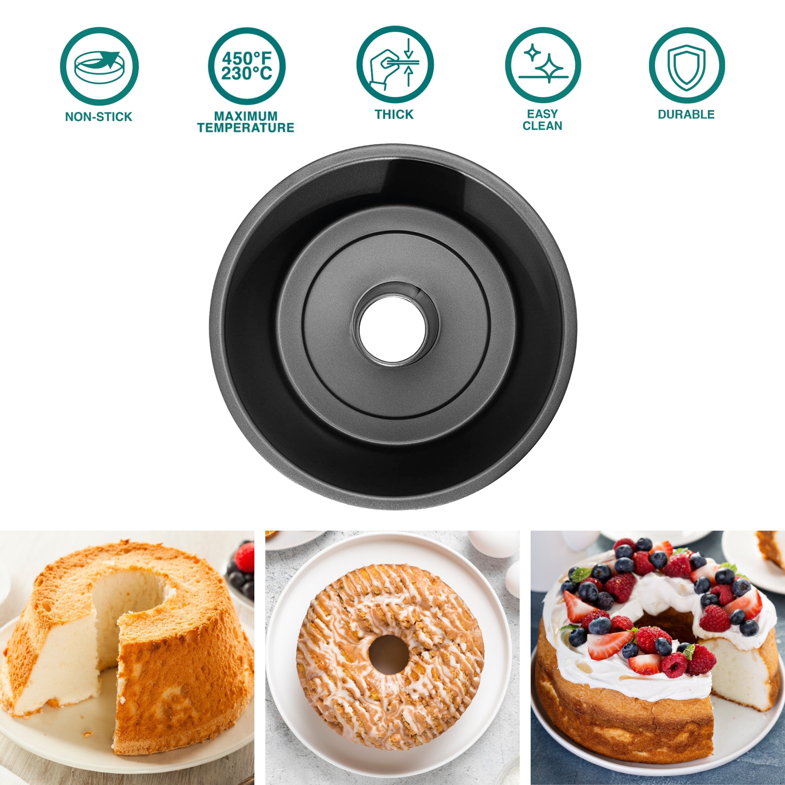 Cake Recipe Chiffon Cake Tray Angelfood Cake Pan Soro Essentials