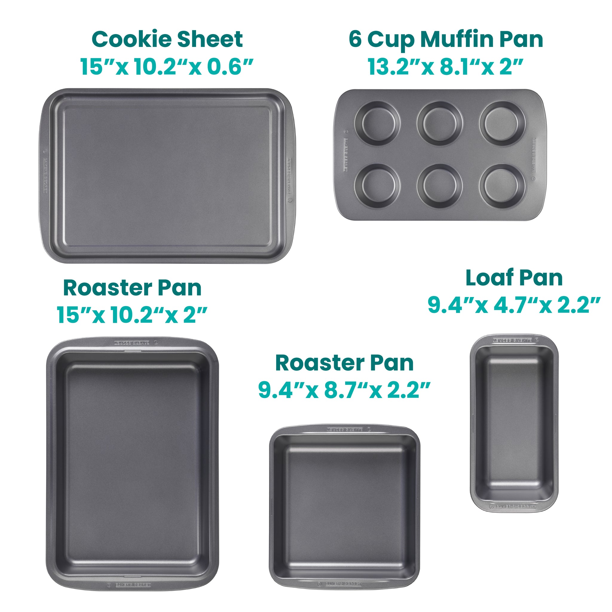 Non Stick Walmart Baking Pans Set Mainstays Cake Pan Set Walmart