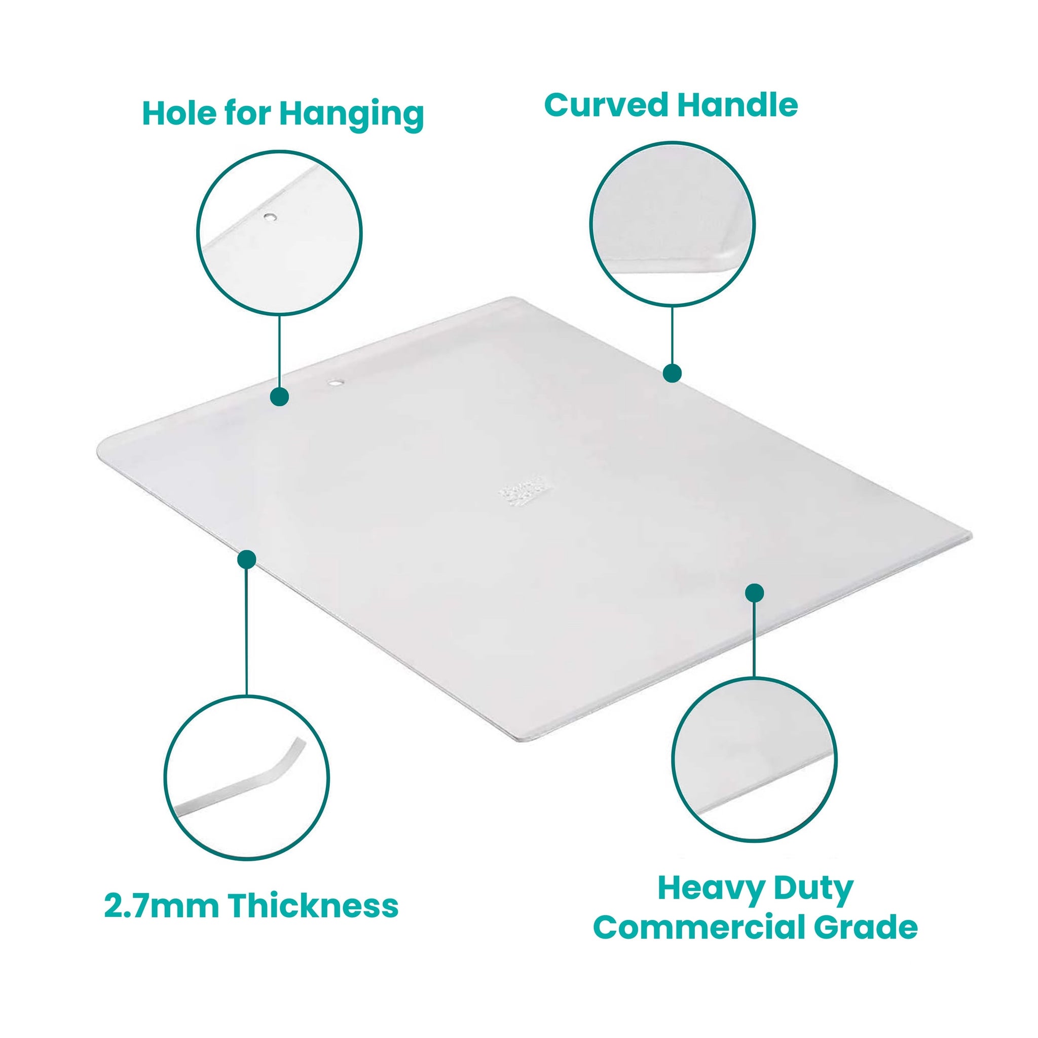 Commercial Grade Natural Pure Aluminum Cookie Sheet Extra Thick   - Baker's Secret