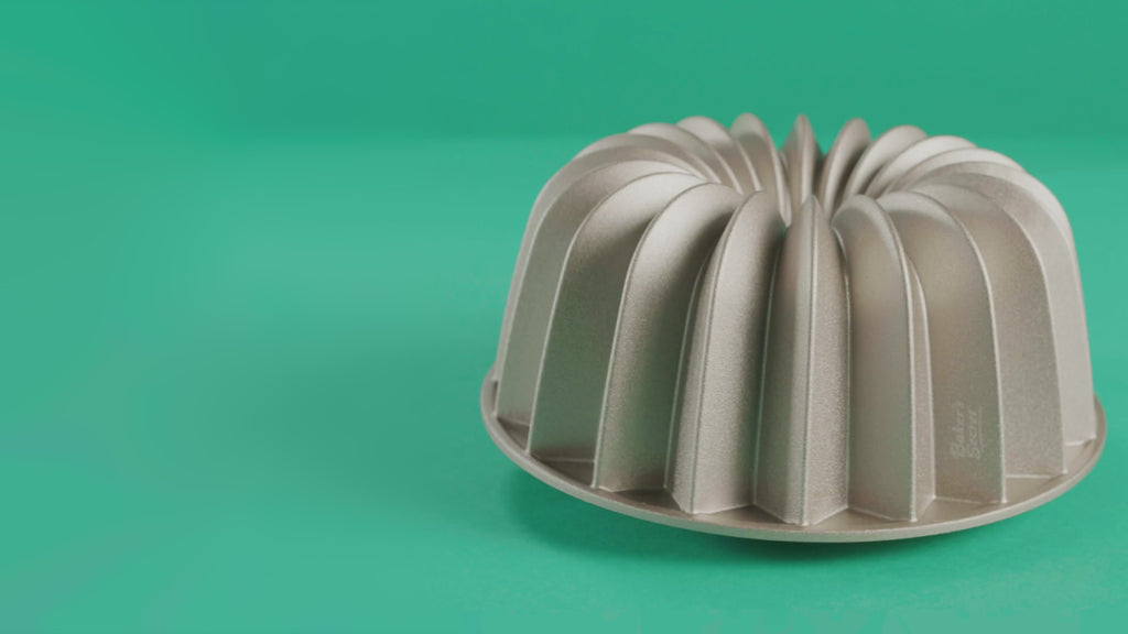 Deco Non-stick Cast Aluminum Fluted Tube Pan Bread Pans & Molds - Baker's Secret
