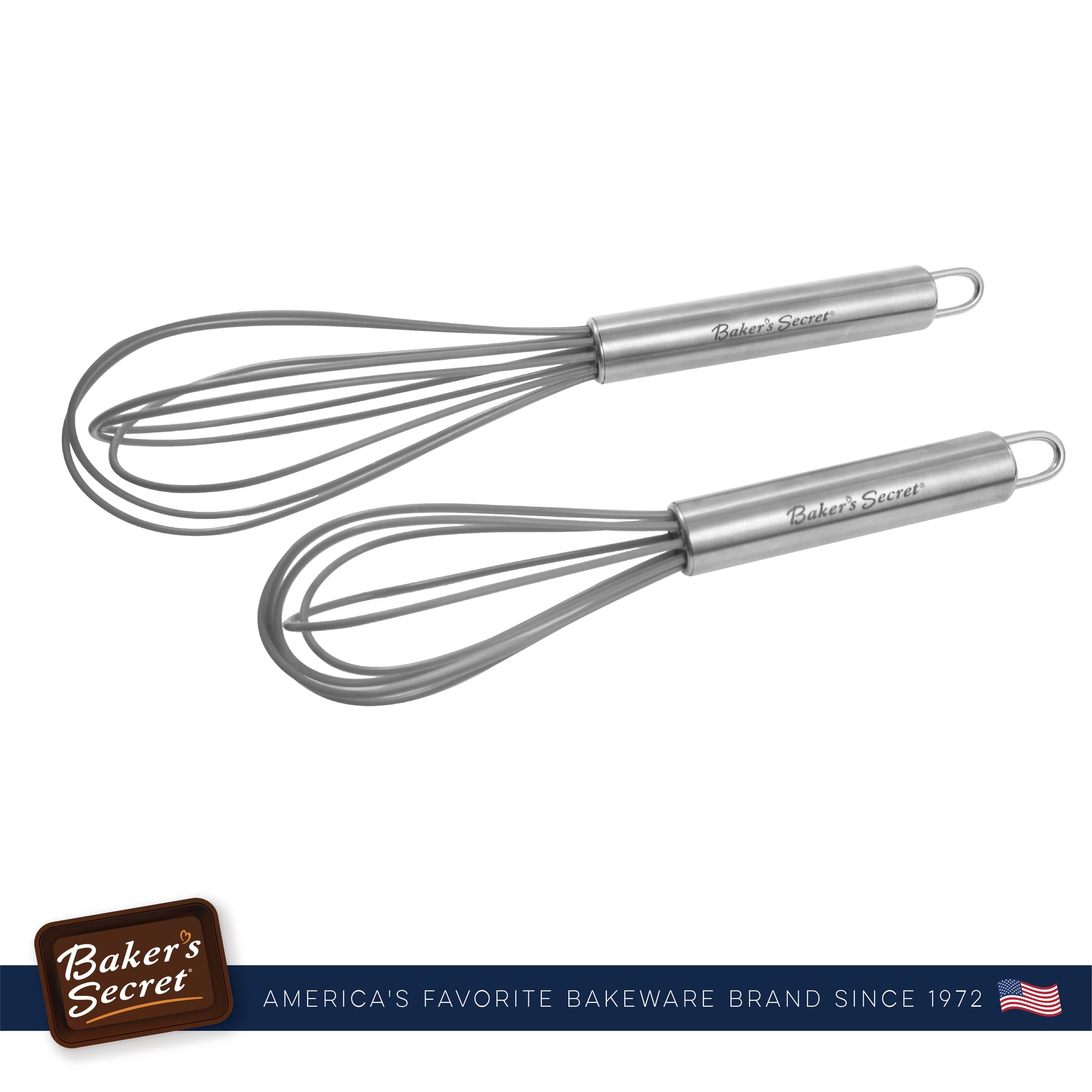 Silicone Whisks Set  Cookware Accessories - Baker's Secret