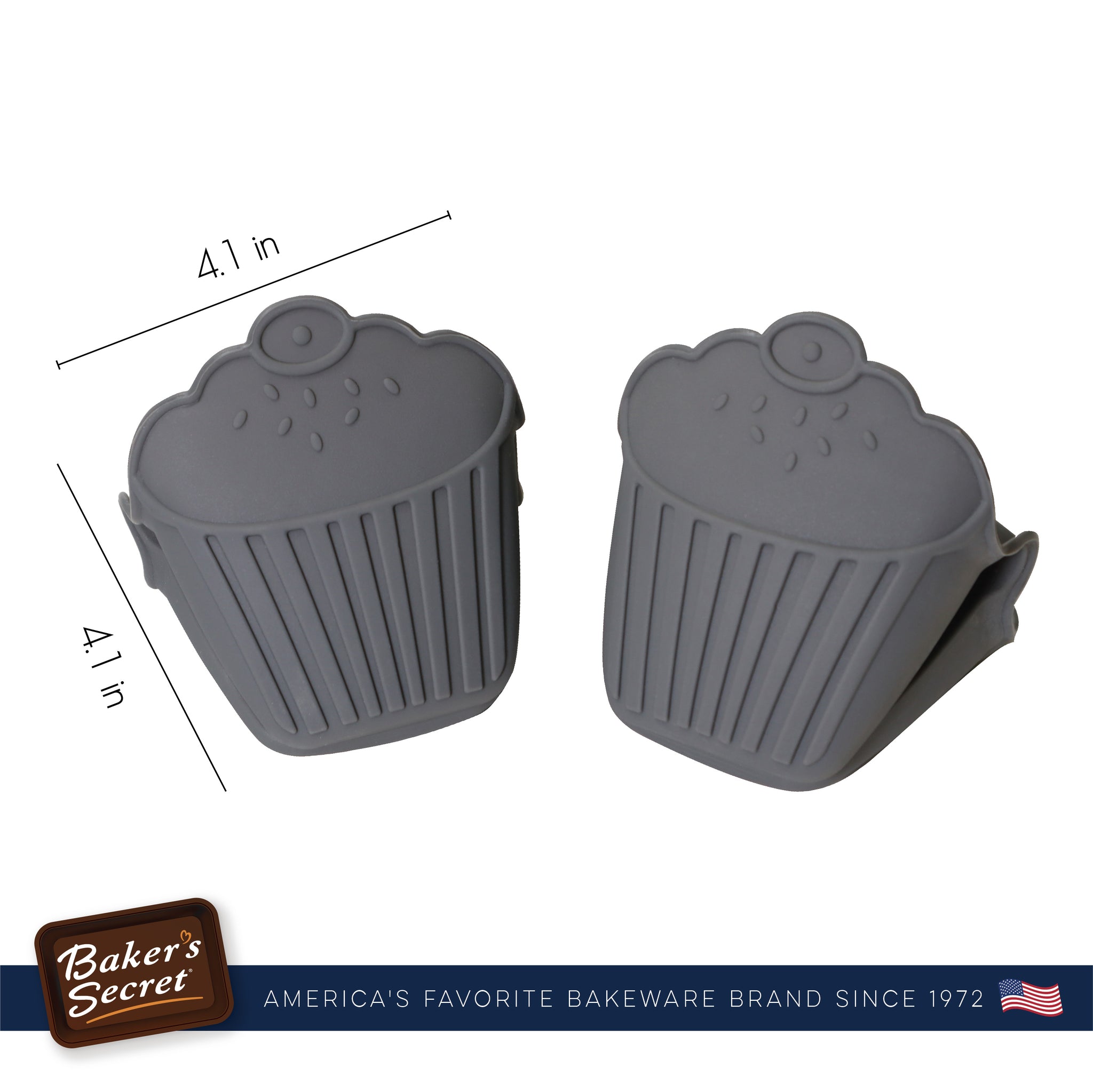 Cupcake Silicone Oven Mitts  Cookware Accessories - Baker's Secret