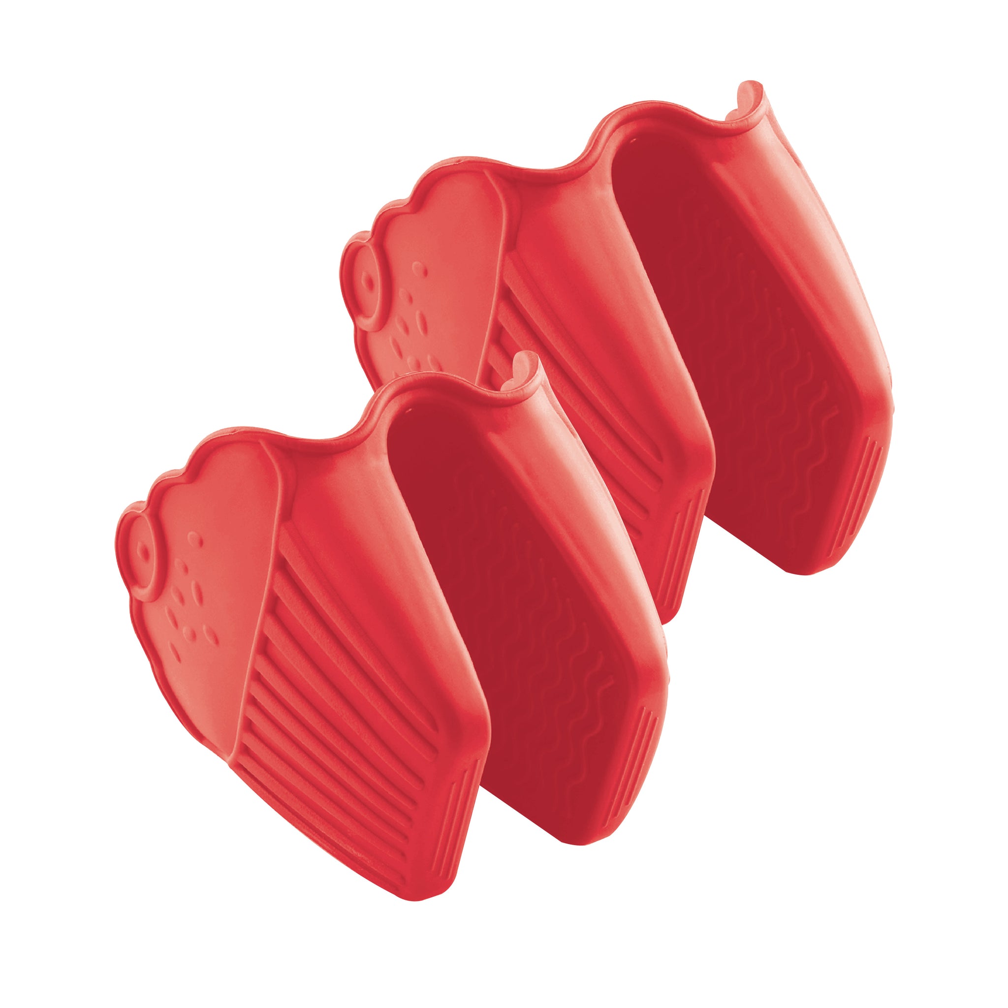 Cupcake Silicone Oven Mitts Red Cookware Accessories - Baker's Secret