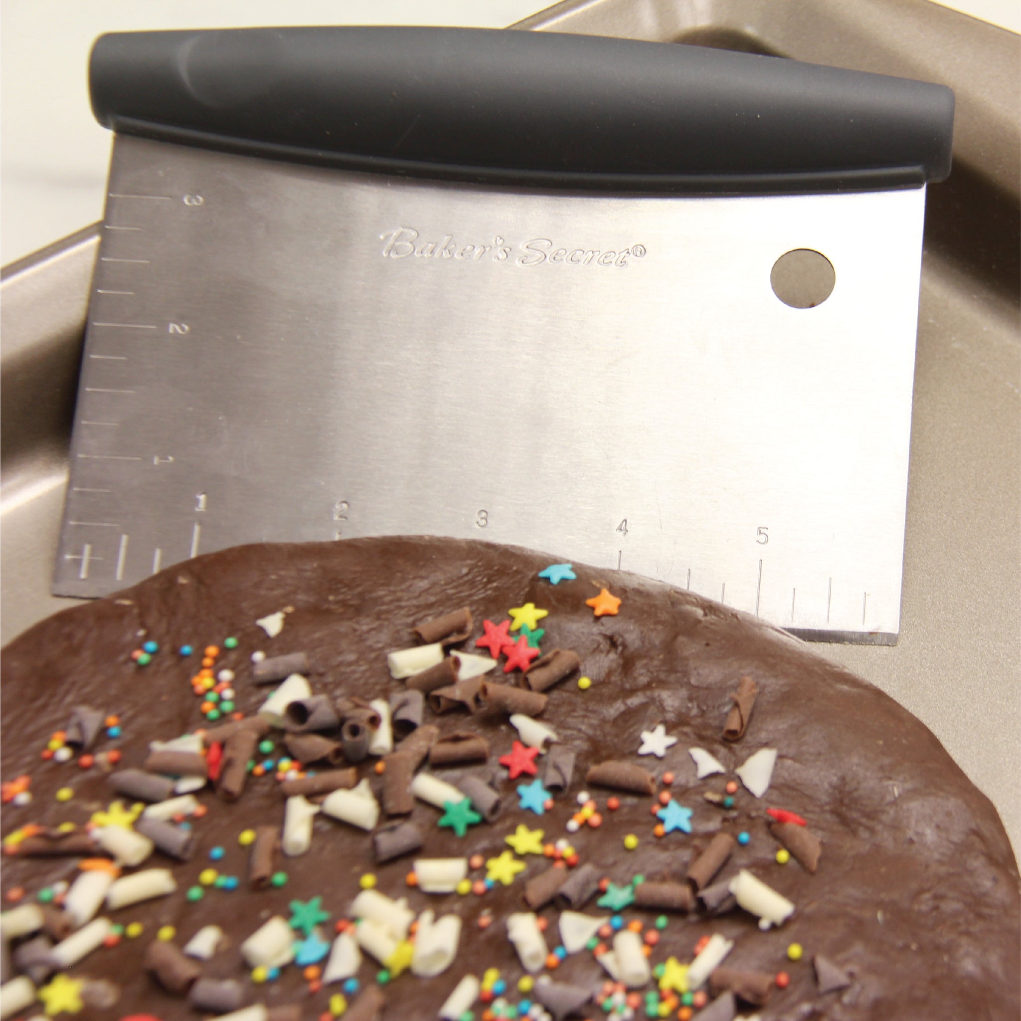Stainless Steel Bench Scraper  Bakeware Accessories - Baker's Secret