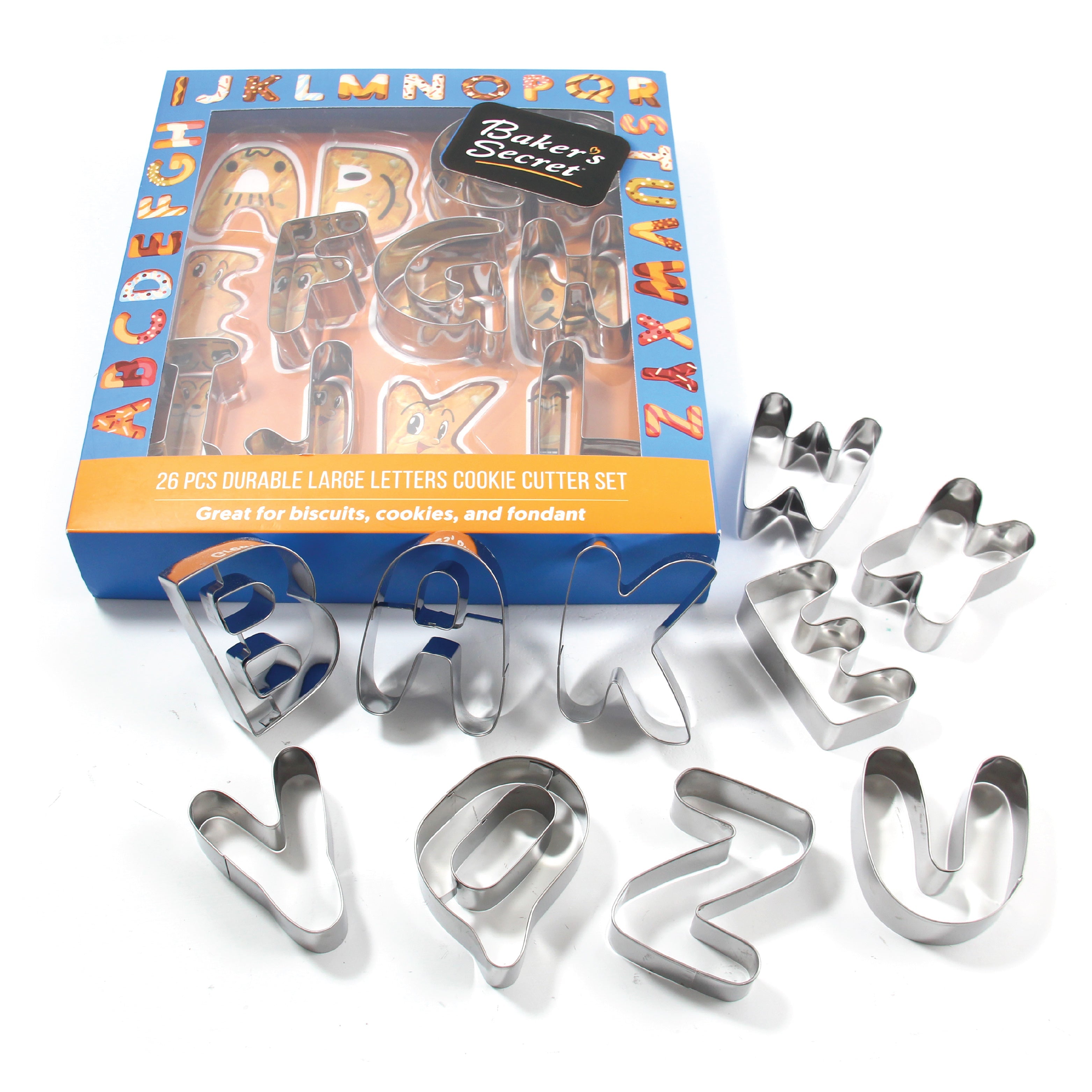 Bakers Cutlery 40 Pcs Cookie Fondant Mold Alphabet Cutters Letter Cutters  at Rs 120/piece, crawford market, Mumbai