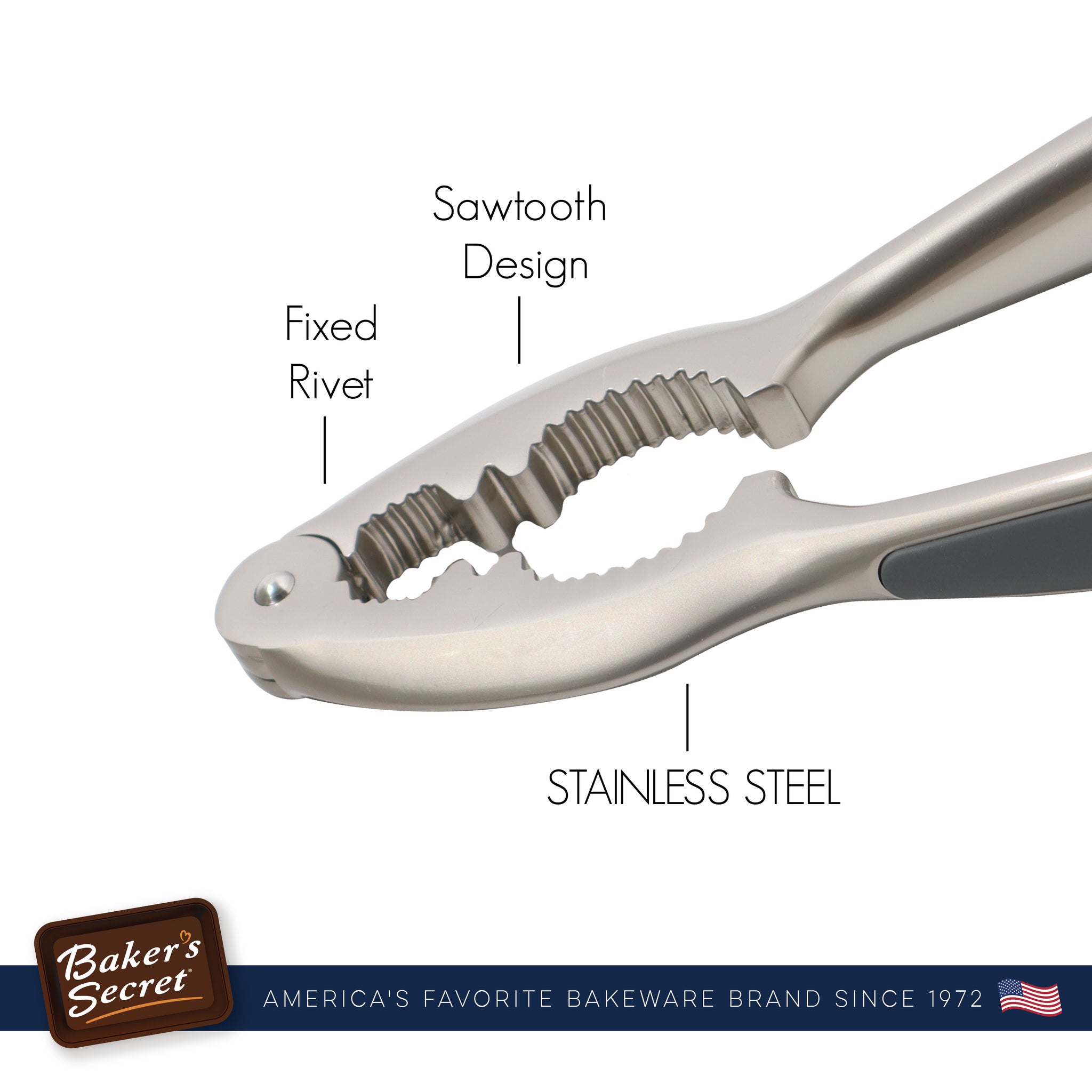 Stainless Steel Nutcracker  Cookware Accessories - Baker's Secret