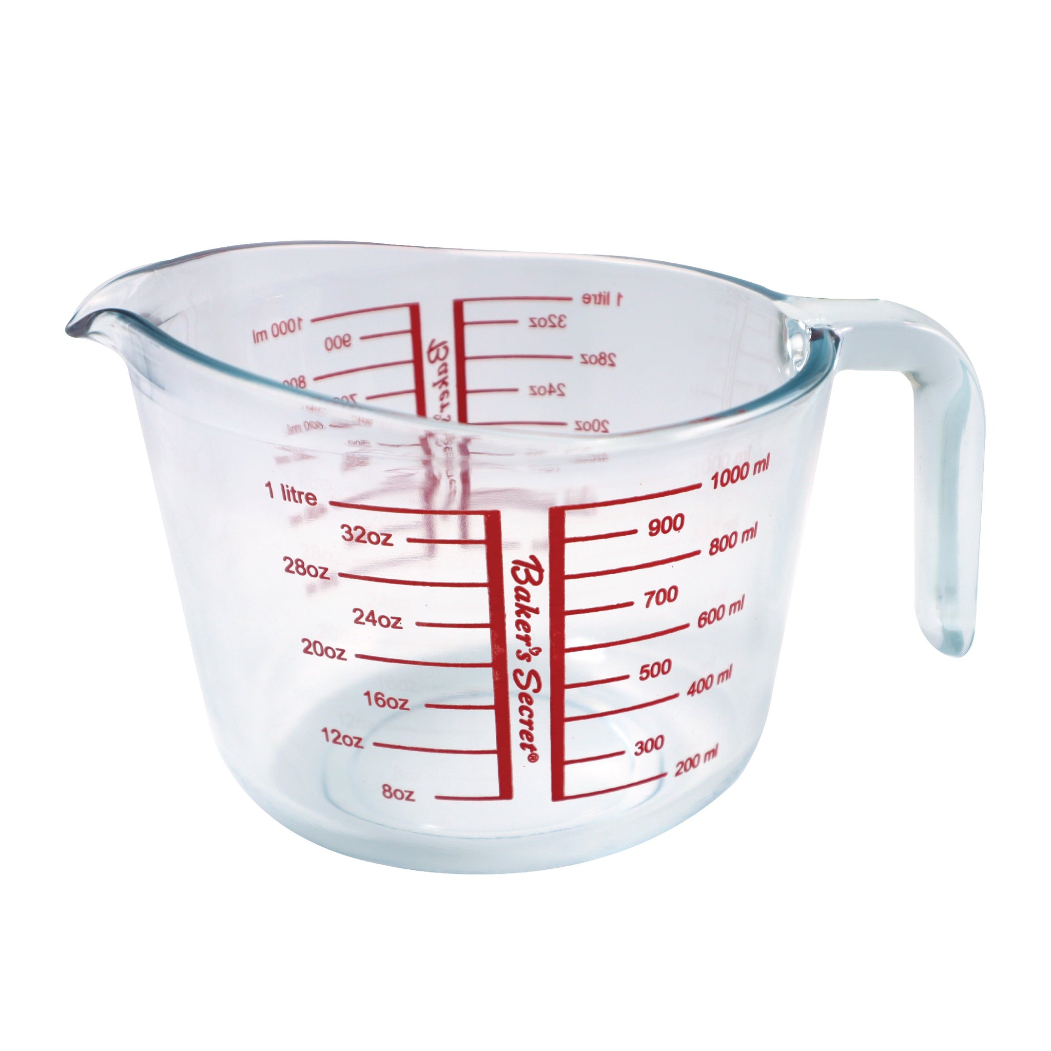 1000ml Glass Measuring Cup Default Title Cookware Accessories - Baker's Secret