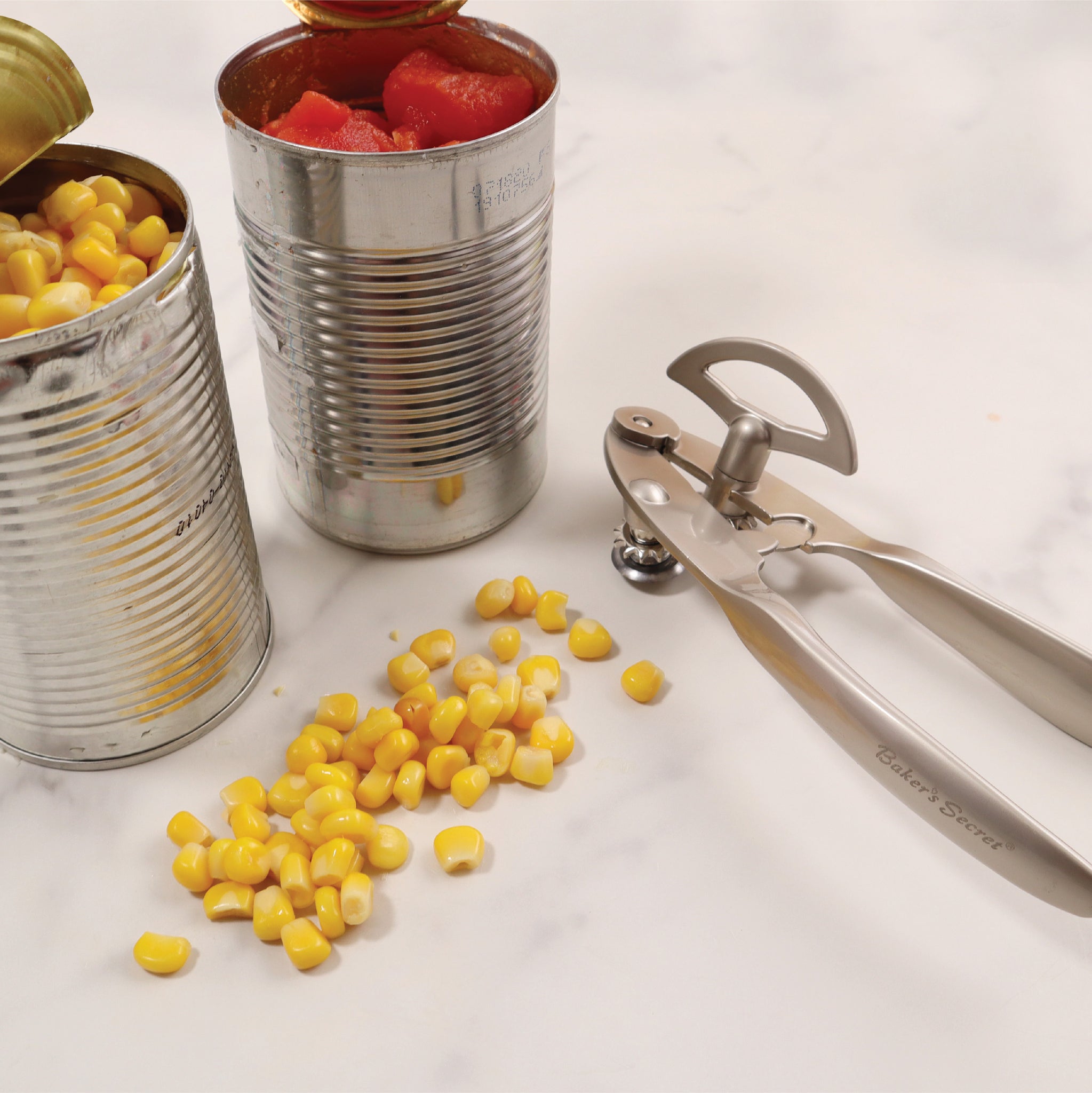 Stainless Steel Can Opener  Cookware Accessories - Baker's Secret