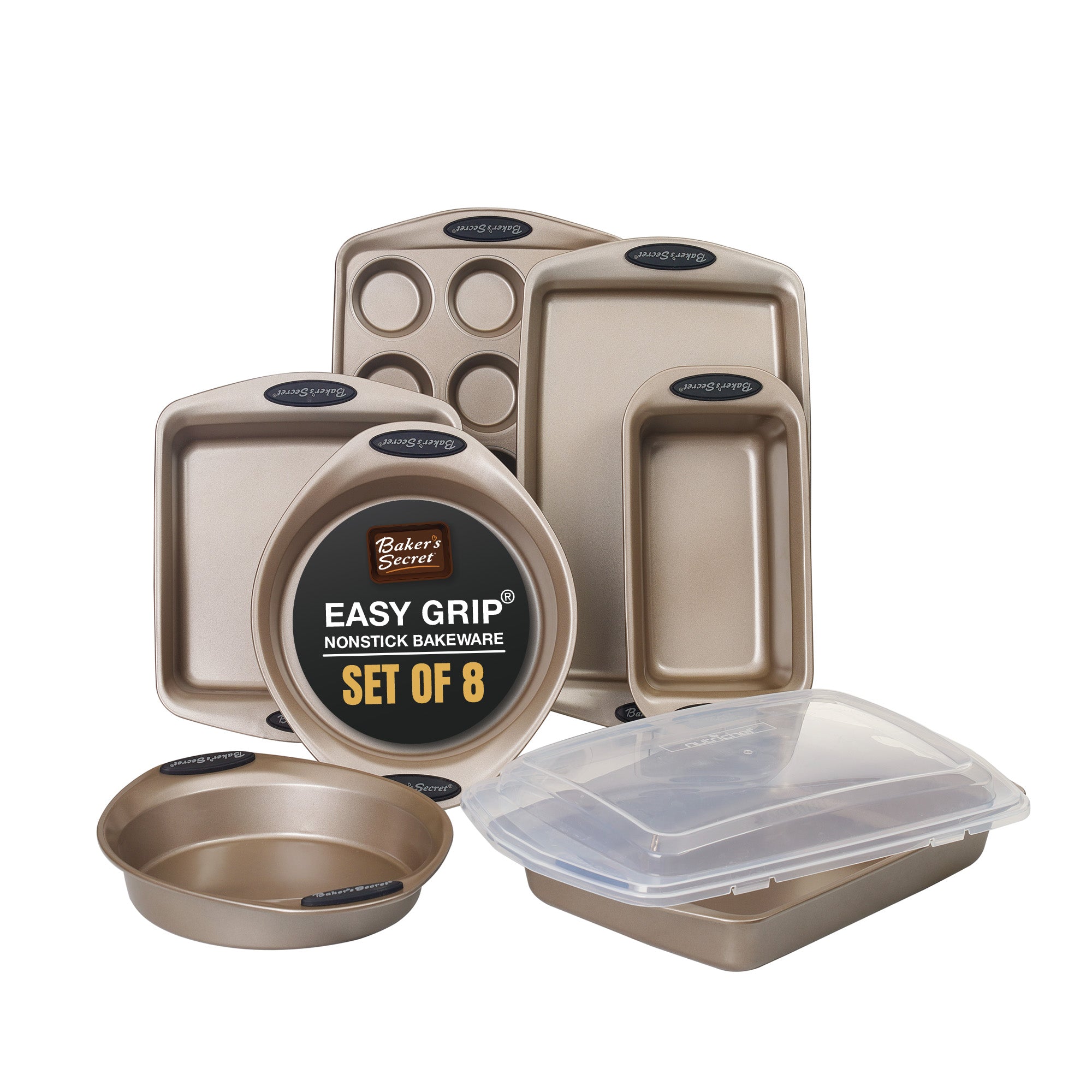 Bakeware set of 8  Bakeware Sets - Baker's Secret