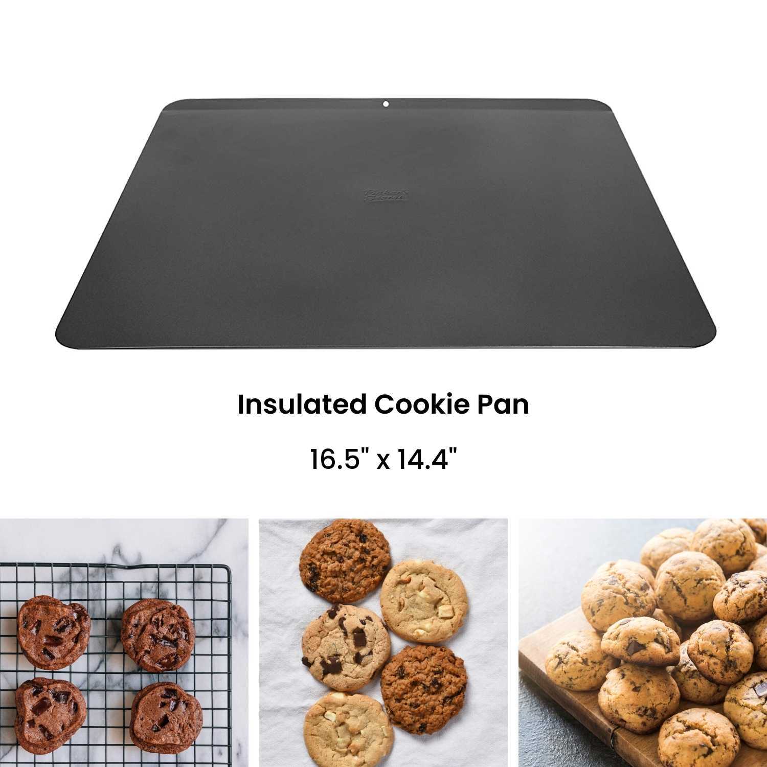 Insulated Cookie Sheet 16"  Baking & Cookie Sheets - Baker's Secret