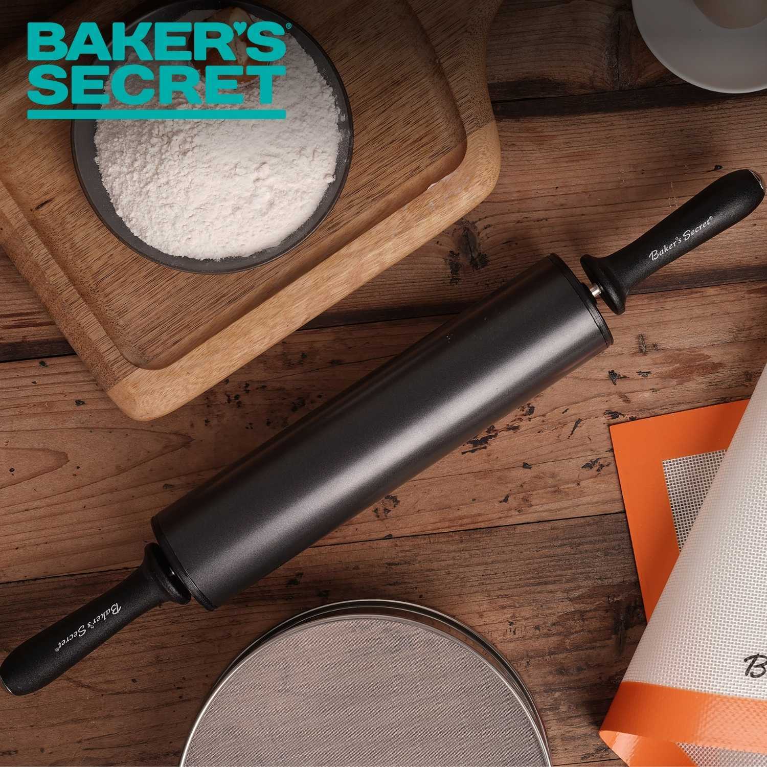 Carbon Steel Rolling Pin 19"  Cookware Accessories - Baker's Secret