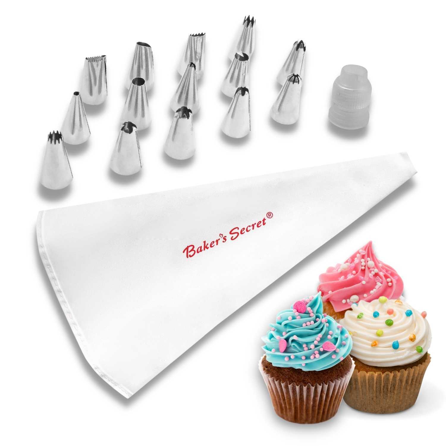 Reusable Piping Bag and Tips  Cookware Accessories - Baker's Secret