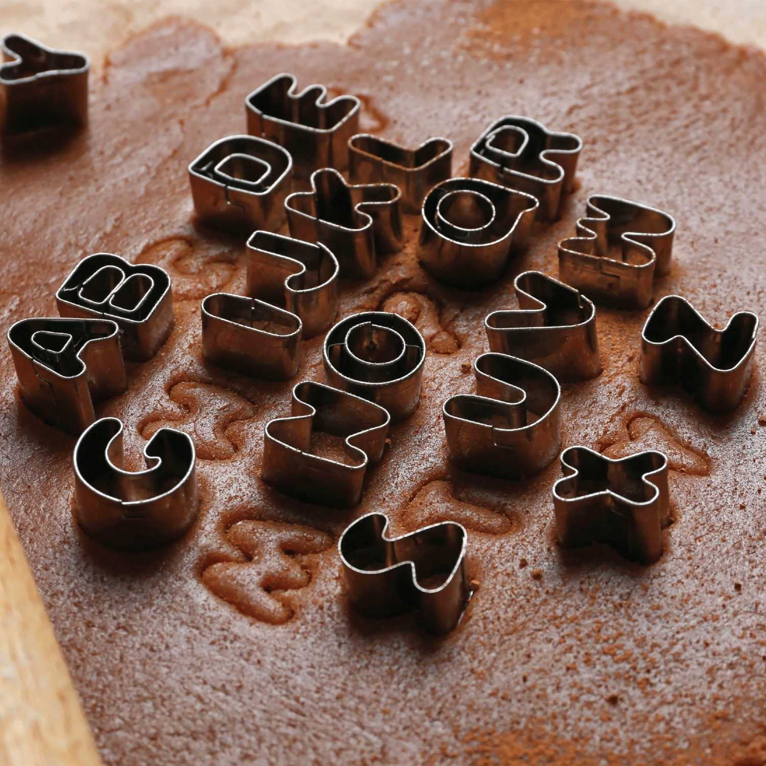 Cookie Cutters 26 Letters Alphabet Set  Bakeware Accessories - Baker's Secret